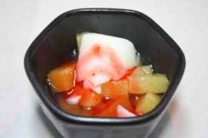 フルーツ杏仁豆腐