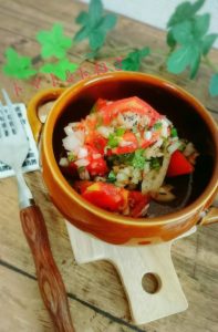 玉ねぎとトマトのマリネ